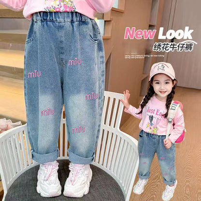 A Children's Denim Pants
