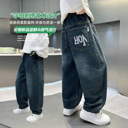 A children's pants jeans