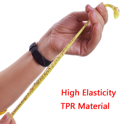 A TPR floating T-tail soft bait Luya simulation fake bait