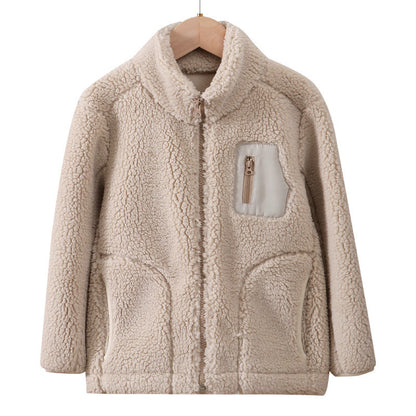 A Children's fleece warm jacket