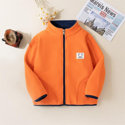 A Children's fleece warm jacket