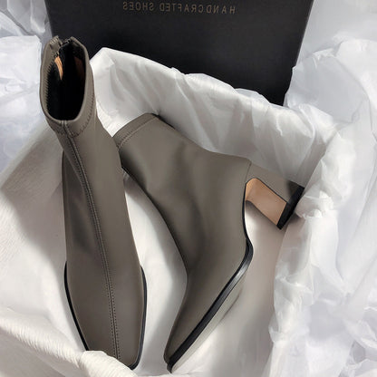 A Ladies' High Heel Boots