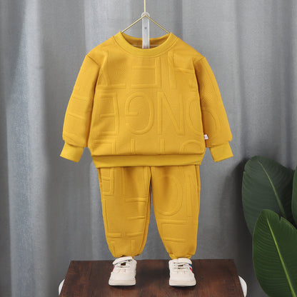 A Children's two-piece sweatshirt set