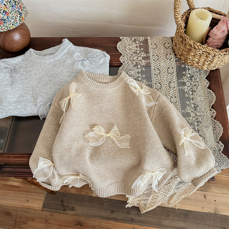 A children's knitted sweater