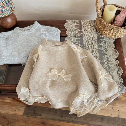 A children's knitted sweater