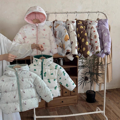 A Children's reversible warm jacket