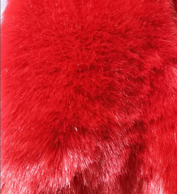 A faux fur jacket