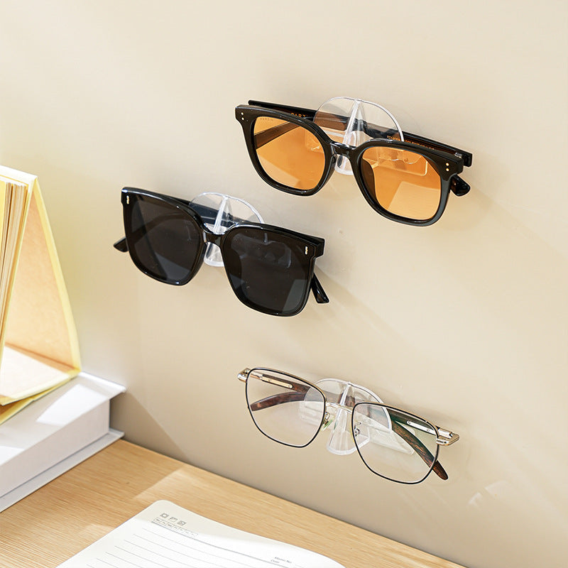 A glasses storage rack wall hanging