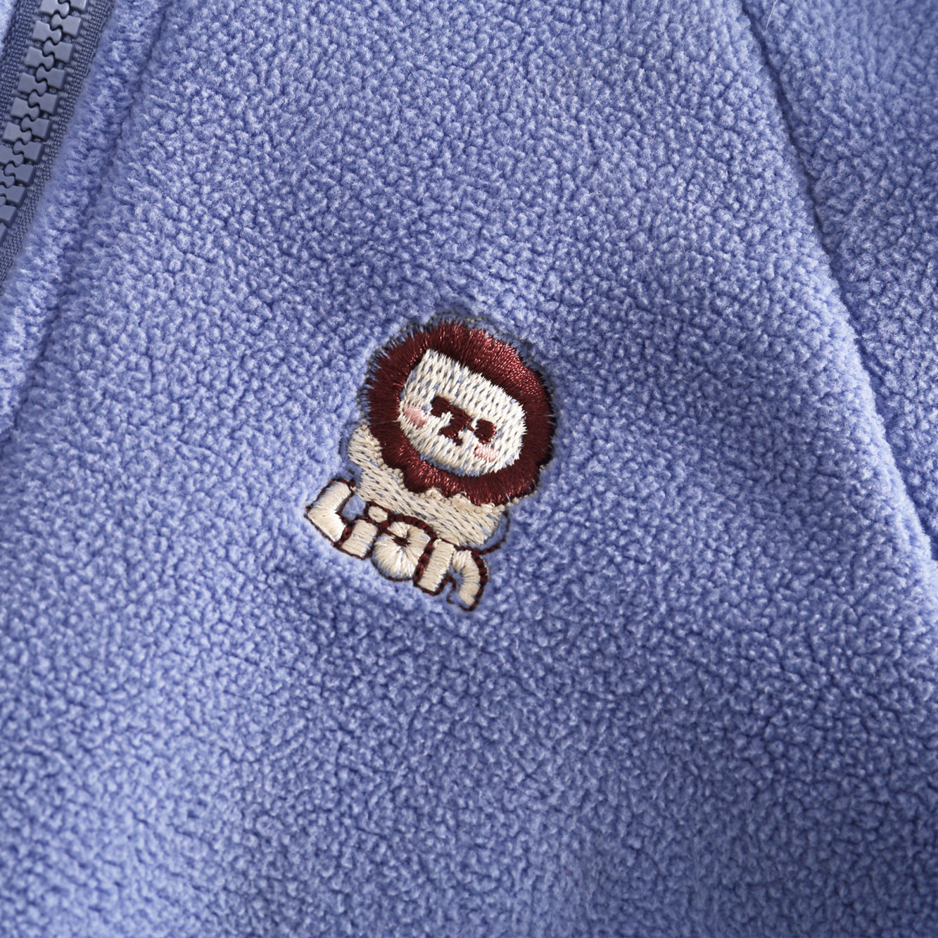 A children's warm fleece jacket for winter