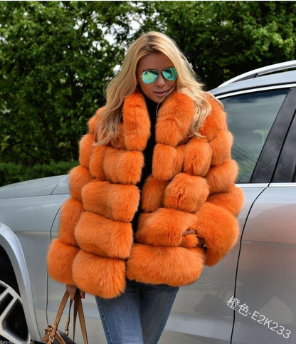 A faux fur jacket