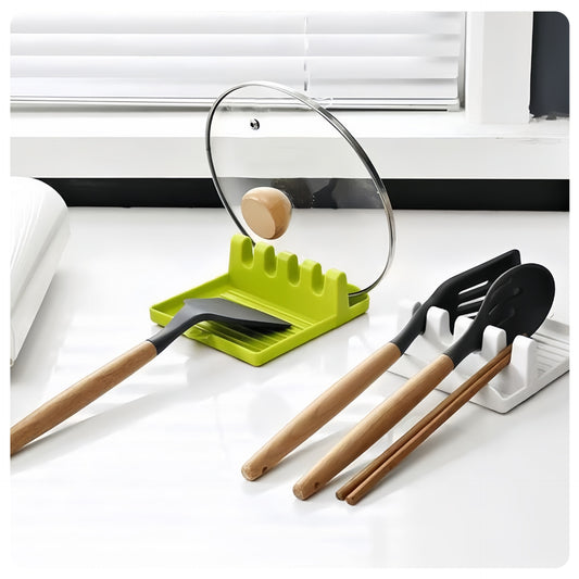 A spoon spatula pad lid storage