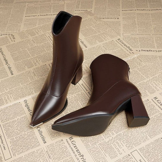 A pointed boot