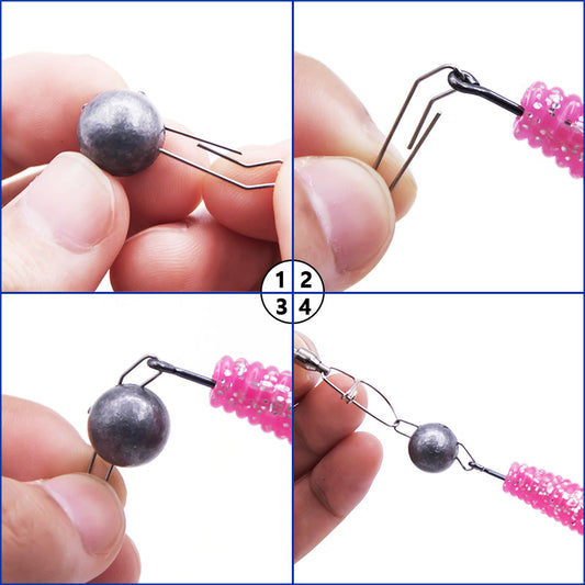 A Luya quick hanging lead drop big-eared macaque counterweight lead round