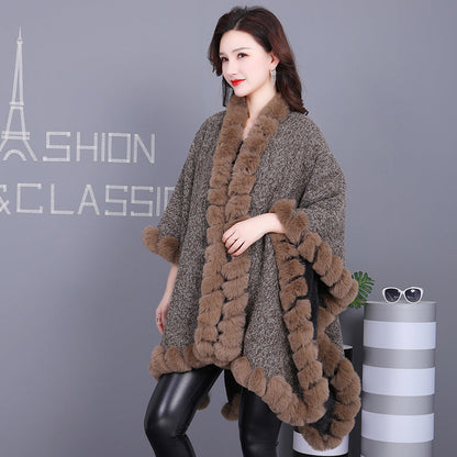 A faux fur jacket