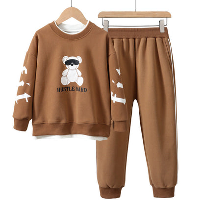 A children's suit sweater