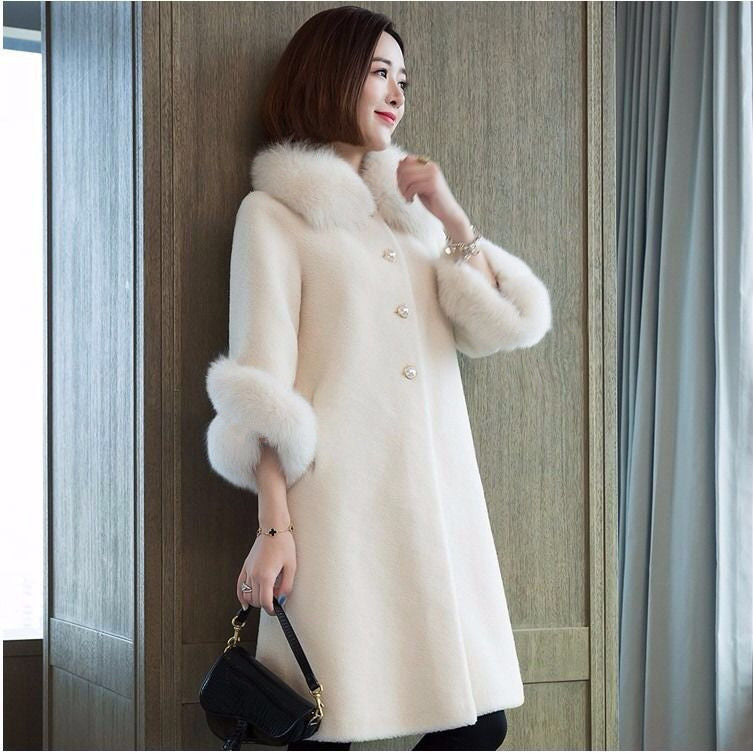 A medium and long coat