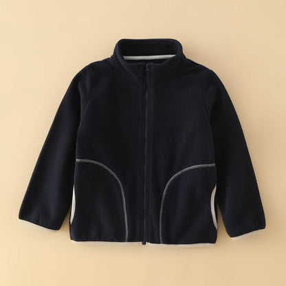 A Children's fleece warm jacket