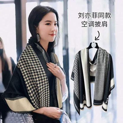 A scarf a warm shawl