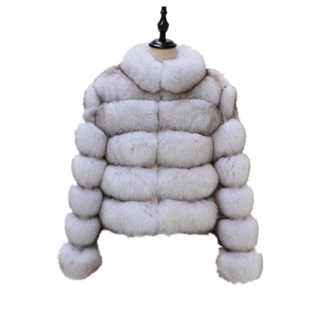 A faux fur jacket