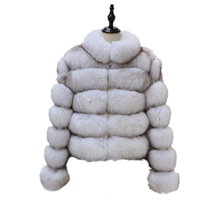 A faux fur jacket