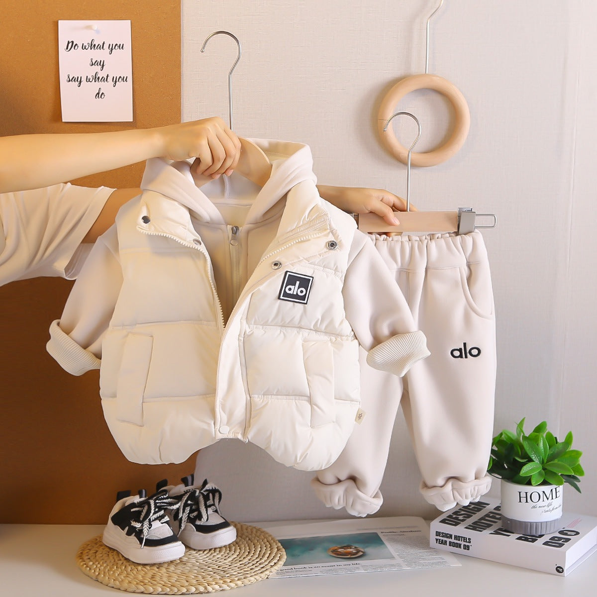 A children's three-piece set