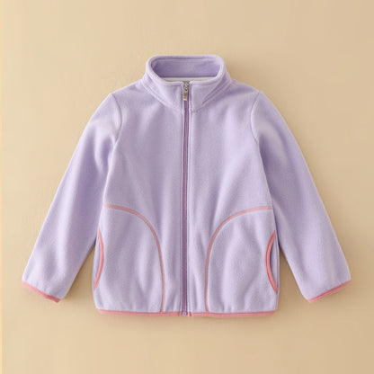 A Children's fleece warm jacket