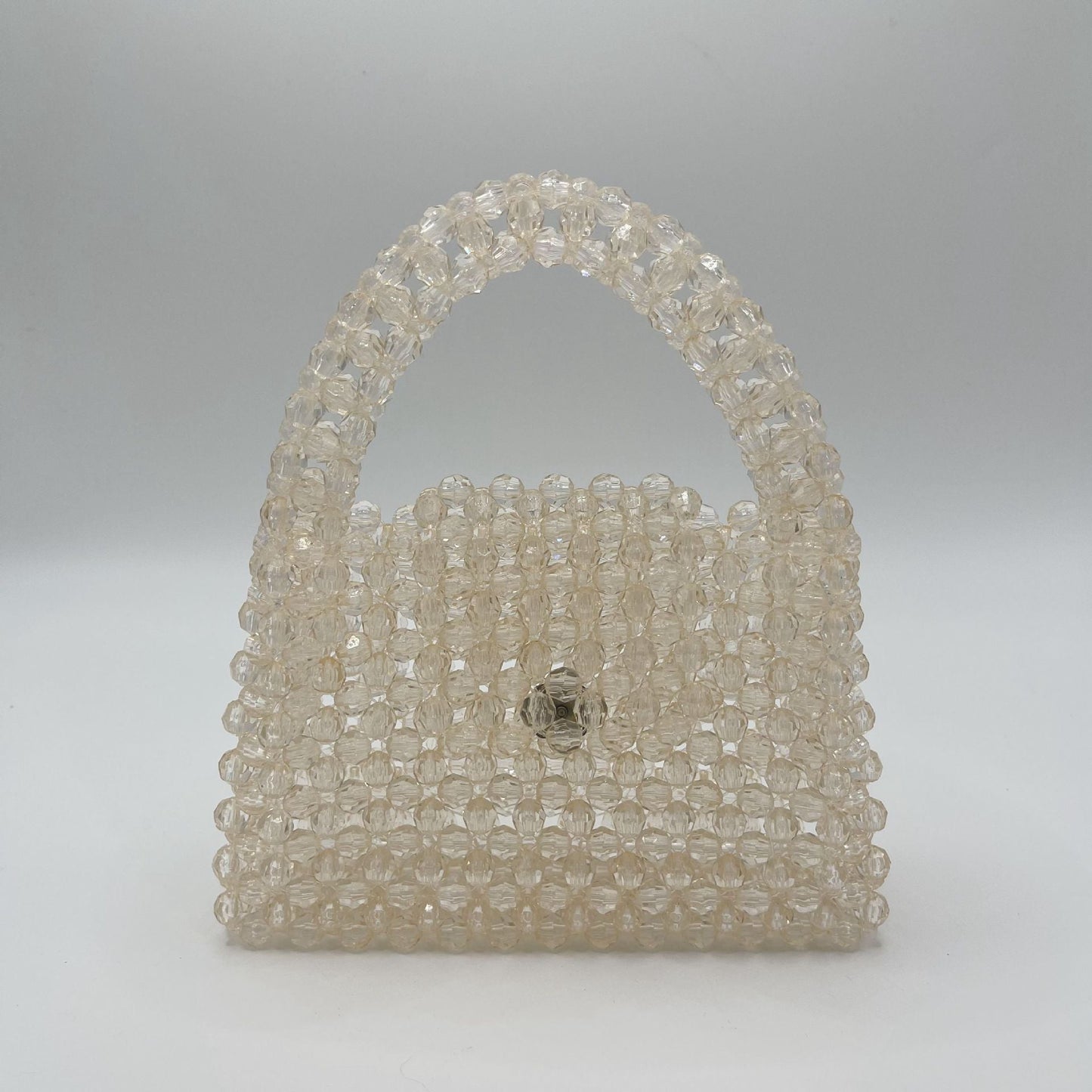 A niche design bag women's summer high-value girlfriends with the same multi-color cut beaded bag handmade DIY handbag