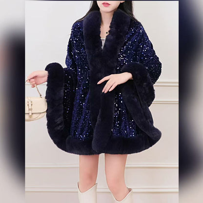 A faux fur jacket