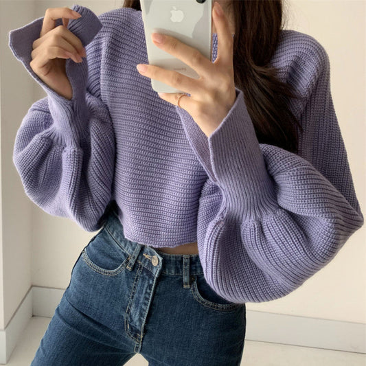 A knitted sweater