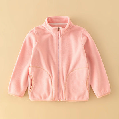 A Children's fleece warm jacket