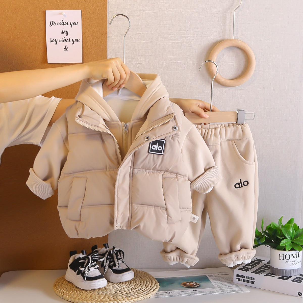 A children's three-piece set