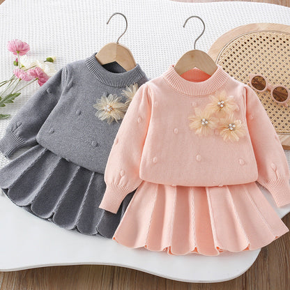 A girls sweater set
