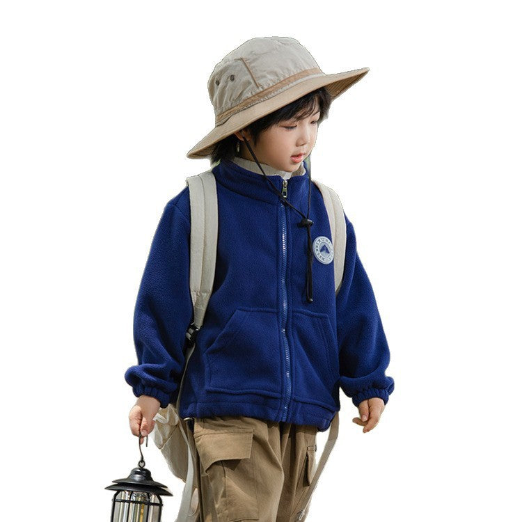 A Children's fleece warm jacket