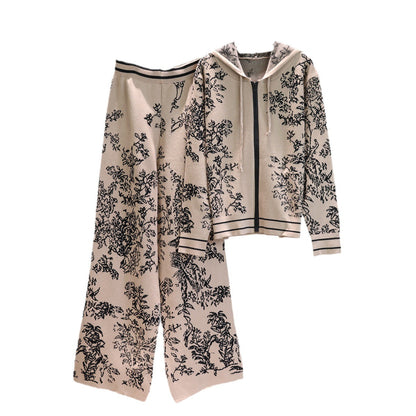 A knitted two-piece set