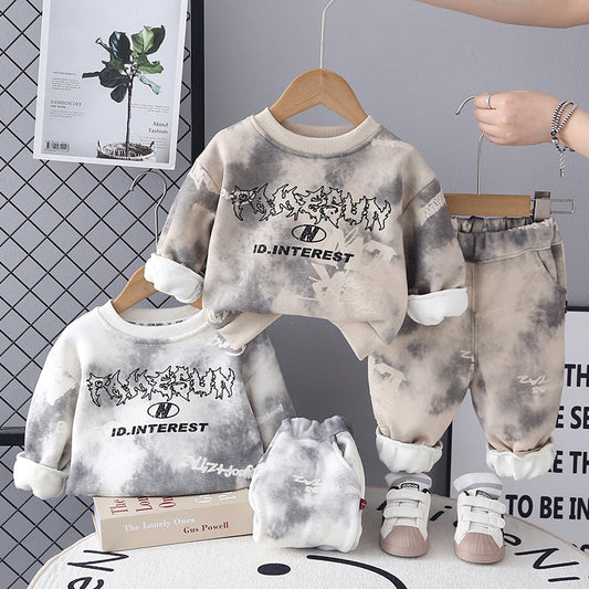 A children's sweater set