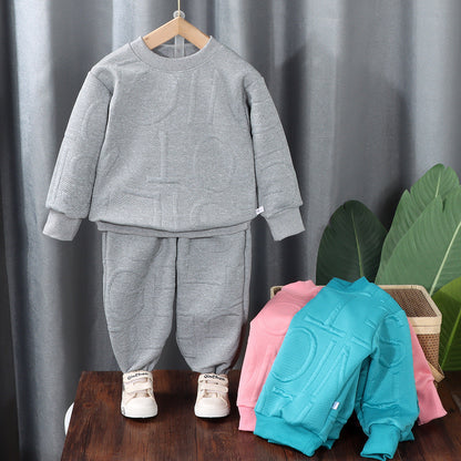 A Children's two-piece sweatshirt set