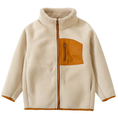 A Children's fleece warm jacket