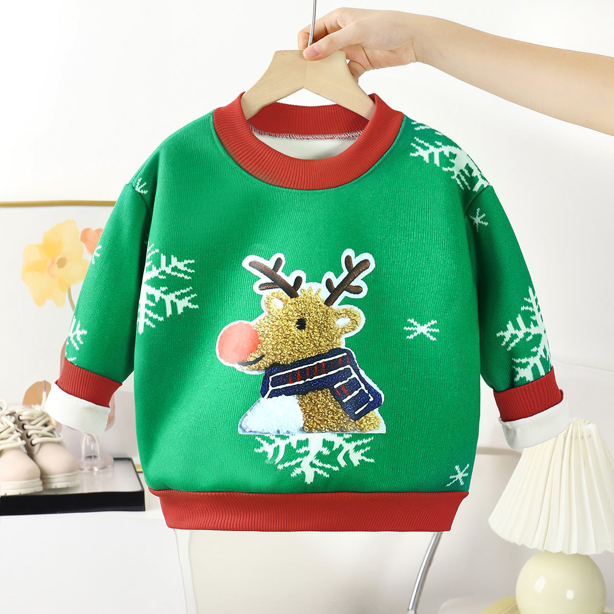 A children's long-sleeved top