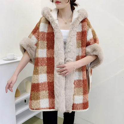 A faux fur jacket