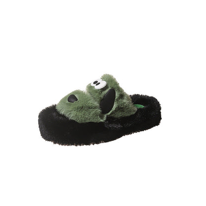 A plush slipper