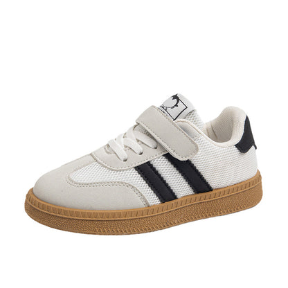 A Spring and Autumn New Boys Versatile Non-slip Breathable Student Board Shoes Children's Soft-soled German Training Shoes