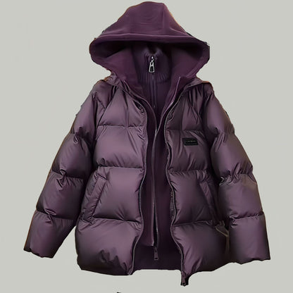 A children's clothing autumn and winter new cotton jacket down cotton thickened warm casual bread jacket hooded jacket