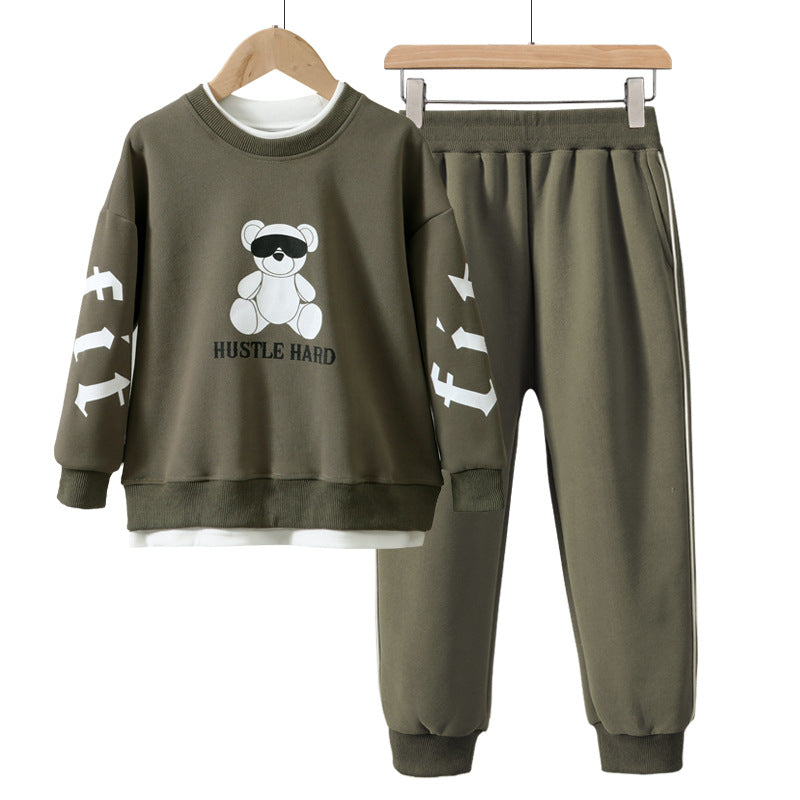 A children's suit sweater