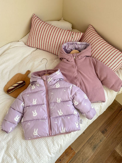 A Children's reversible warm jacket