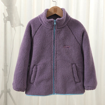 A Children's fleece warm jacket