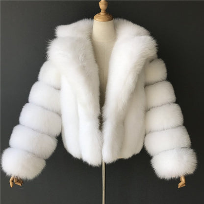 A faux fur jacket