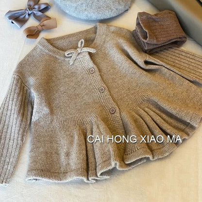 A children's knitted sweater