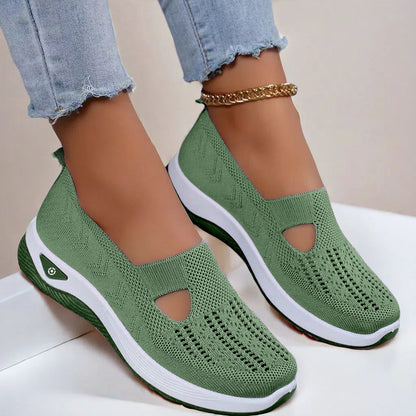A shoes summer breathable sandals non-slip soft-soled elderly shoes women's casual shoes middle-aged and elderly walking shoes