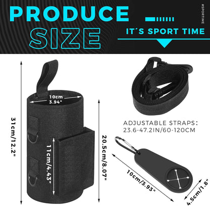 A gym magnetic kettle bag cross-border magnet sports satchel water cup bag accessories mobile phone storage water bottle portable bag