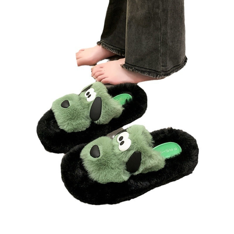 A plush slipper